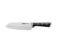 Tefal Ice Force Couteau Santoku 18,5 cm, Couteau de cuisine, Lame en acier inoxydable allemand, Coupe performante, Tranchant longue durée, Garantie 10 ans K2320614