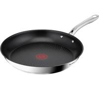 Tefal Infinite H81507 Poêle à frire à induction avec revêtement anti-adhésif, signal thermique à température de cuisson idéale, nettoyage facile, convient à tous les types de feux, en acier inoxydable