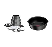 Tefal Ingenio Batterie de cuisine 20 p, Poêles, Casseroles, Induction, Revêtement antiadhésif & Ingenio Poêle profonde 26 cm, Induction, Revêtement antiadhésif