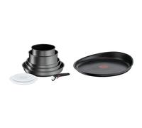 Tefal Ingenio Batterie de cuisine 20 p, Poêles, Casseroles, Induction, Revêtement antiadhésif résistant & Ingenio Poêle à crêpe 27 cm, Induction, Revêtement antiadhésif, Fonte d'aluminium