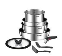 Tefal Batterie de cuisine Ingenio Emotion L8979804 – 8 pièces, poignées amovibles, induction