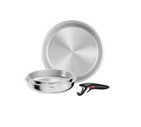 Tefal - Ingenio Comfort Max Batterie de cuisine Acier inoxydable - 4 pièces