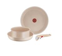 Tefal Ingenio Delight, Poêles 24cm et 28cm, Casserole 18cm, Poignée amovible, Antiadhésif, Corps aluminium 100% recyclé, Tous feux, L7839102