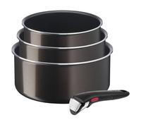 Tefal Ingenio Easy Plus Lot 3 casseroles 16/18/20 cm (1,5/2,1/3 L) + poignée amovible, Empilable