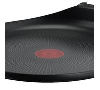 Tefal Ingenio Poêle à crêpe 27 cm, Non induction, Revêtement antiadhésif, Empilable, Compatible lave-vaisselle, Easy Plus L1461004, Noir