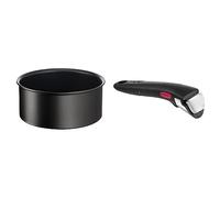 Tefal Ingenio Eco Resist Casserole 18 cm (2,1 L), Empilable, Induction, Facile à nettoyer & Ingenio Poignée amovible noire, Empilable, Amovible, Verrouillage sécurité