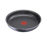 Tefal Ingenio Elégance Poêle 28, Aluminium, Revêtement antiadhésif, Compatible tous feux sauf induction + four, Poignée vendue séparément, Gris pailleté, Fabriqué en France L2310602, fabriqué en France