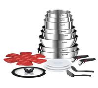 Tefal Batterie de cuisine Ingenio Emotion L897sj04 – 20 pièces Induction Inox Poignées amovibles