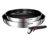 Tefal Batterie de cuisine Ingenio Emotion L897S374 inox compatible induction – Lot 3 pièces