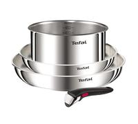Tefal Ingenio Emotion, Batterie de cuisine, 4 pièces, Acier inoxydable, L896S453