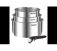 Tefal Lot de 4 casseroles Ingenio Emotion L8964S44 inox Ø16/18/20cm poignée amovible induction