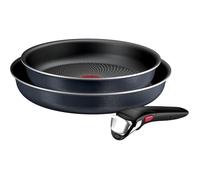Tefal Batterie de cuisine Ingenio Emotion L897S374 inox compatible induction – Lot 3 pièces
