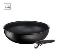 TEFAL INGENIO L3979302 Poêle wok 26 cm + poignée amovible Induction Revêtement antiadhésif sûr Fabriqué en France Eco Resist