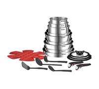 Tefal Ingenio L897SM74, Set mixte, Acier inoxydable, Acier inoxydable, Titane, Noir, Bakélite