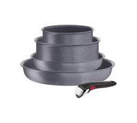 Batterie de cuisine INGENIO NATURAL FORCE L3969053, set de 5, gris, aluminium, Tefal
