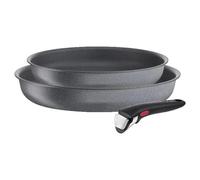 Tefal Poêles INGENIO Natural Force L3969102 - Set 3 pièces 24/28 cm, poignée amovible