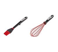 Tefal Ingenio Pinceau Silicone, Manche Anti-dérapant, Ustensile de Cuisine & K2071714 Ingenio Fouet en Silicone Anti-Rayure ustensile de Cuisine Noir et Rouge résistant