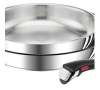 TEFAL Set de 3 pièces, poêles à frire 24/28 cm, poignée, induction,