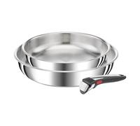 Tefal - Ingenio Preference On Lot de 2 Poêles 24 et 28 cm - Gain de place | Set poêle et casserole induction avec poignée amovible brevetée - Cuisson four et plaque - Gain de place