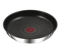 Tefal - Ingenio Preference Poêle - Compatible induction - 26 cm - Inox | Batterie de cuisine inox 18/10 avec poignée amovible brevetée - Compatible induction - Four et lave-vaisselle