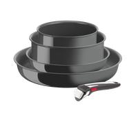 Tefal Ingenio Lot de 5 pièces, Poêles, Casseroles, Poignée amovible, Induction, Revêtement céramique antiadhésif, Eco-conçu, Compatible lave-vaisselle, Fabriqué en France, Renew L26190022