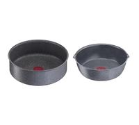 Tefal Ingenio Sauteuse 24 cm, Induction, Revêtement antiadhésif, Compatible lave-vaisselle & Ingenio Poêle 22 cm, Induction, Revêtement antiadhésif, Multi-usages, Empilable