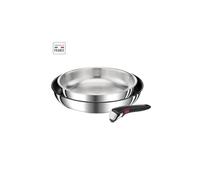 TEFAL Set de 3 pièces, poêles à frire 24/28 cm, poignée, induction,