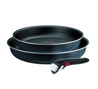 Lot de 2 poêles aluminium 24 et 28cm + 1 poignée noir - Tefal - L7239103 - ingenio so'light