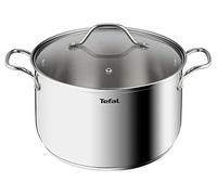 Tefal Intuition XL Mijoteuse à couvercle en verre, acier inoxydable, induction, 26cm, 35x35.2x18.4cm, 6.5L, argent