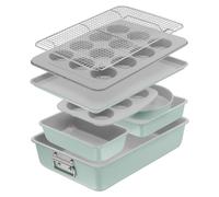 Tefal J175S804, Set de cuisson, Acier au carbone, Menthe, Gris, Chine, 325 mm, 455 mm