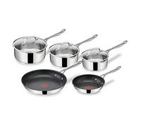 Tefal – Batterie de cuisine Jamie Oliver Cook's Direct Inox – 8 pièces, induction, antiadhésif