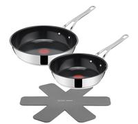 Tefal Jamie Oliver H881S355, Ensemble de friture, Noir, Acier inoxydable, Céramique, Acier inoxydable, Indicateur de température, Céramique, Électrique, Gaz, Halogène, Induction