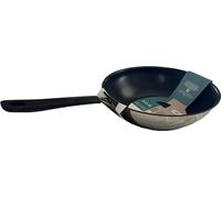 Tefal Jamie Oliver Wok 28 cm induction, Poêle à wok en acier inoxydable grande, Revêtement anti-adhésif, Bord élevé, Résistant au four, Poignée rivetée, E30