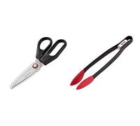 Tefal K2071314 Ingenio Ciseaux à lames spécifiques avec protège lames ustensile de cuisine sans bisphénol A & INGENIO ACCESSOIRES Pince à aliments