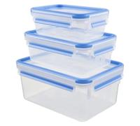 Boîte de conservation pour aliments MASTER SEAL FRESH, set de 3 pc, bleu, plastique, Tefal