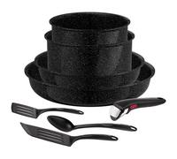 Tefal L26498 Ensemble De Casserole Et Poêle 8 Pièces Noir