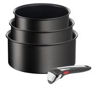 Tefal L39594 Lot De Casseroles 4 Pièces Noir