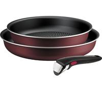 TEFAL L7248553 Set de casseroles en bordeaux et noir