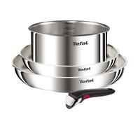 Tefal Ingenio Emotion, Batterie de cuisine, 4 pièces, Acier inoxydable, L896S453