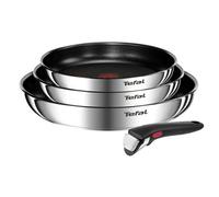 Tefal L8974s45 Ingenio Emotion, Inox + Antiadhésif, Poêles 22/24/28 Cm + Poignée