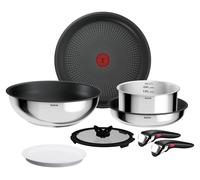 Tefal L966S8, Ensemble de batterie de cuisine, Noir, Acier inoxydable, Acier inoxydable, Fabriqué en Chine, 4,1 kg, 1200 mm