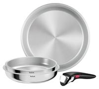 Tefal L968S4, Ensemble de friture, Acier inoxydable, Acier inoxydable, Acier inoxydable, Amovible, Céramique, Électrique, Gaz, Halogène, Induction