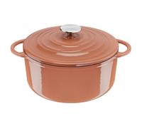 Tefal LOV, Cocotte 25 cm, Produit émaillé robuste et issu d'une démarche d'éco-conception, E2600405