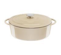 Tefal Cocotte ovale LOV E2590604 34 cm beige