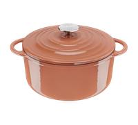 Tefal Lov Cocotte en fonte ronde Induction Four 25cm Terracotta COCOTTE - 25 CM