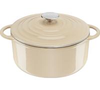 Tefal LOV Gusseisen Kochtopf 25cm (beige)