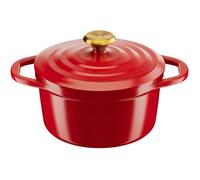 Tefal Marmite a air de 20 cm, faitout legere en fonte d'aluminium avec couvercle a condensation, facile a nettoyer, faitout avec rev