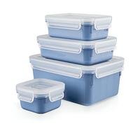 Bocal de rangement MASTER SEAL COLOUR EDITION N1030810 , set de 4 pc, bleu, plastique, Tefal