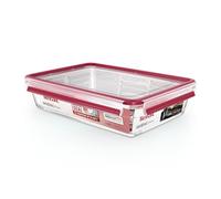 Tefal Masterseal Fresh Boîte alimentaire rectangulaire 3 L en verre, Transparent, Conservation des aliments, Empilable, hermétique, Compatible four et congélateur N1041210