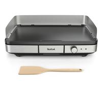 Tefal - Maxi Plancha - Plancha électrique - 10 personnes - 2300W - Inox | Plancha XXL pour repas conviviaux - Cuisson homogène 2300 W - Usage intérieur extérieur - Revêtement antiadhésif sans matière